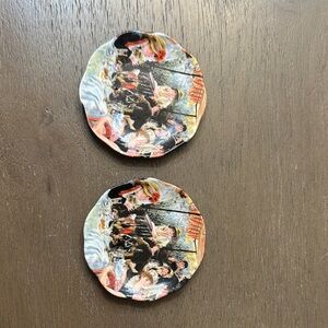 Vintage Colorful Decorative Plates